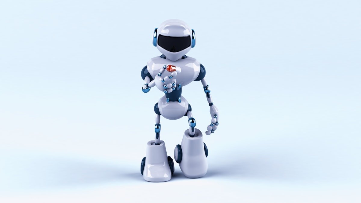 Photo by julien Tromeur on Unsplash. Source: https://unsplash.com/photos/a-robot-that-is-standing-on-one-foot-0VCIV2h_Nlg (Unsplash License).