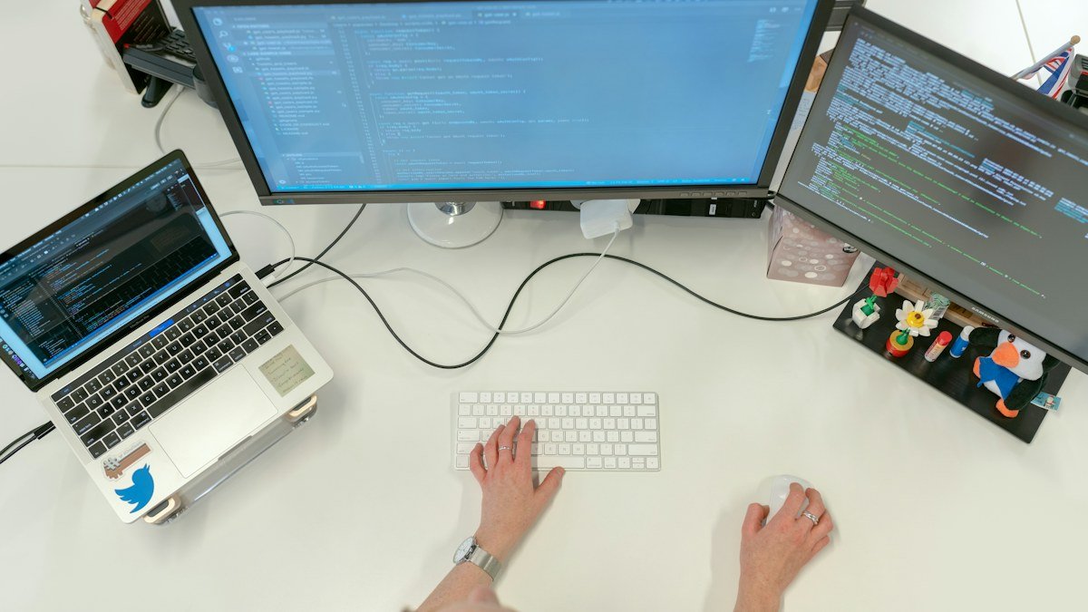 Photo by ThisisEngineering on Unsplash. Source: https://unsplash.com/photos/person-using-macbook-pro-on-white-table-uyfohHiTxho (Unsplash License).