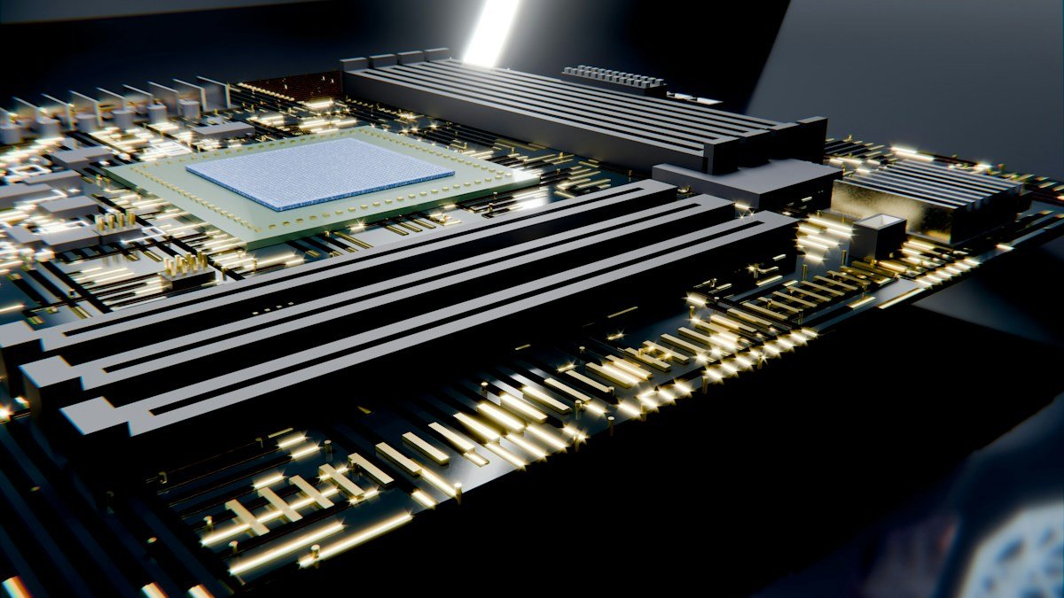 Photo by Brecht Corbeel on Unsplash. Source: https://unsplash.com/photos/a-detailed-view-of-a-computer-motherboard-with-illuminated-circuits-1KI51cK0OXo (Unsplash License).